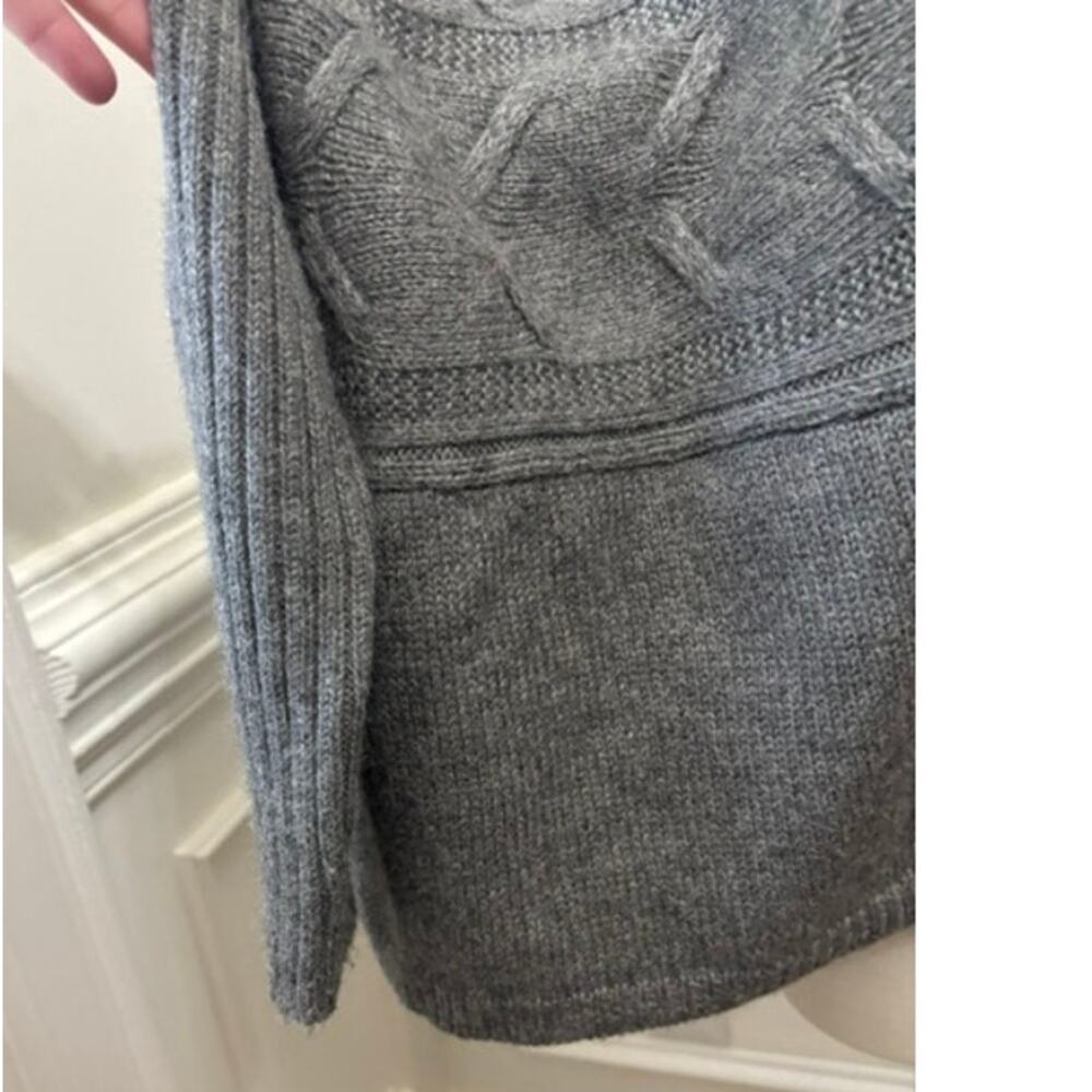 Eileen Fisher Sweater Alpaca Silk Turtleneck Boxy Oversized Small - Picture 7 of 8